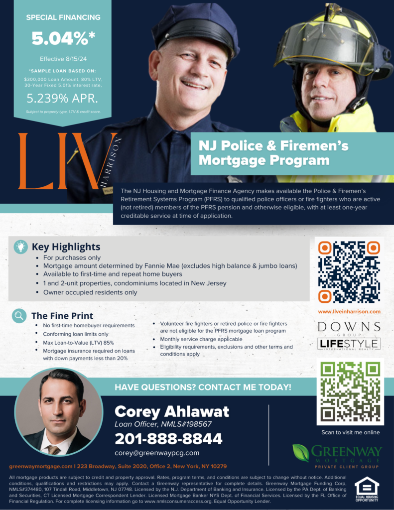 Police and Firemen's Mortgage Program - greenway mortgage - LIV